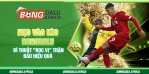 Mẹo vào kèo Bongdalu - Bí thuật "đọc vị" trận đấu hiệu quả