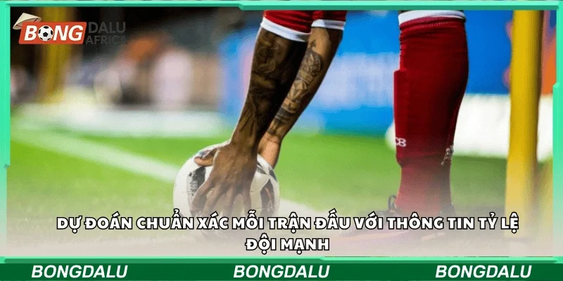 Dự đoán chuẩn xác mỗi trận đấu với thông tin tỷ lệ đội mạnh