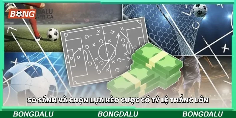 So sánh và chọn lựa kèo cược có tỷ lệ thắng lớn
