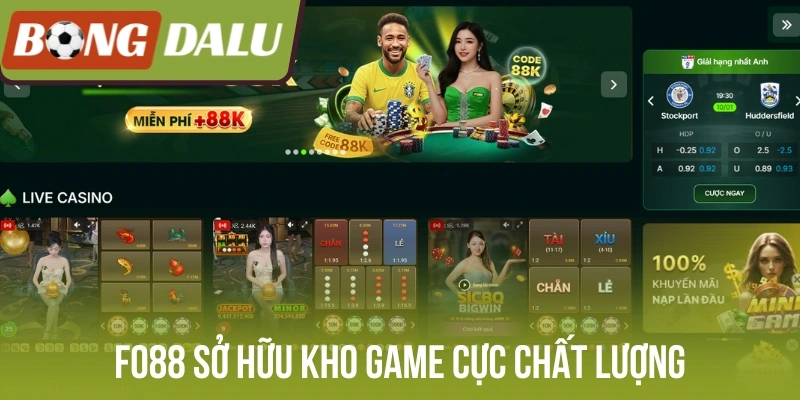 Fo88 sở hữu kho game cực chất lượng